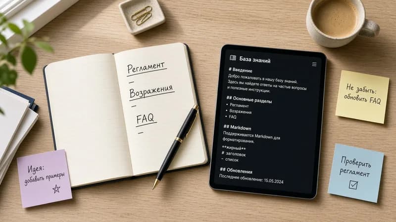 Редактор документов базы знаний A5X с ИИ-ассистентом