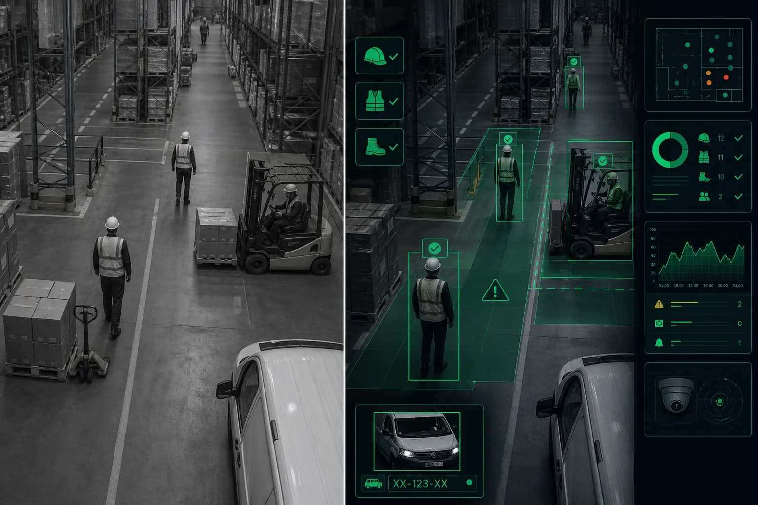 Контроль СИЗ на производстве — A5X Vision